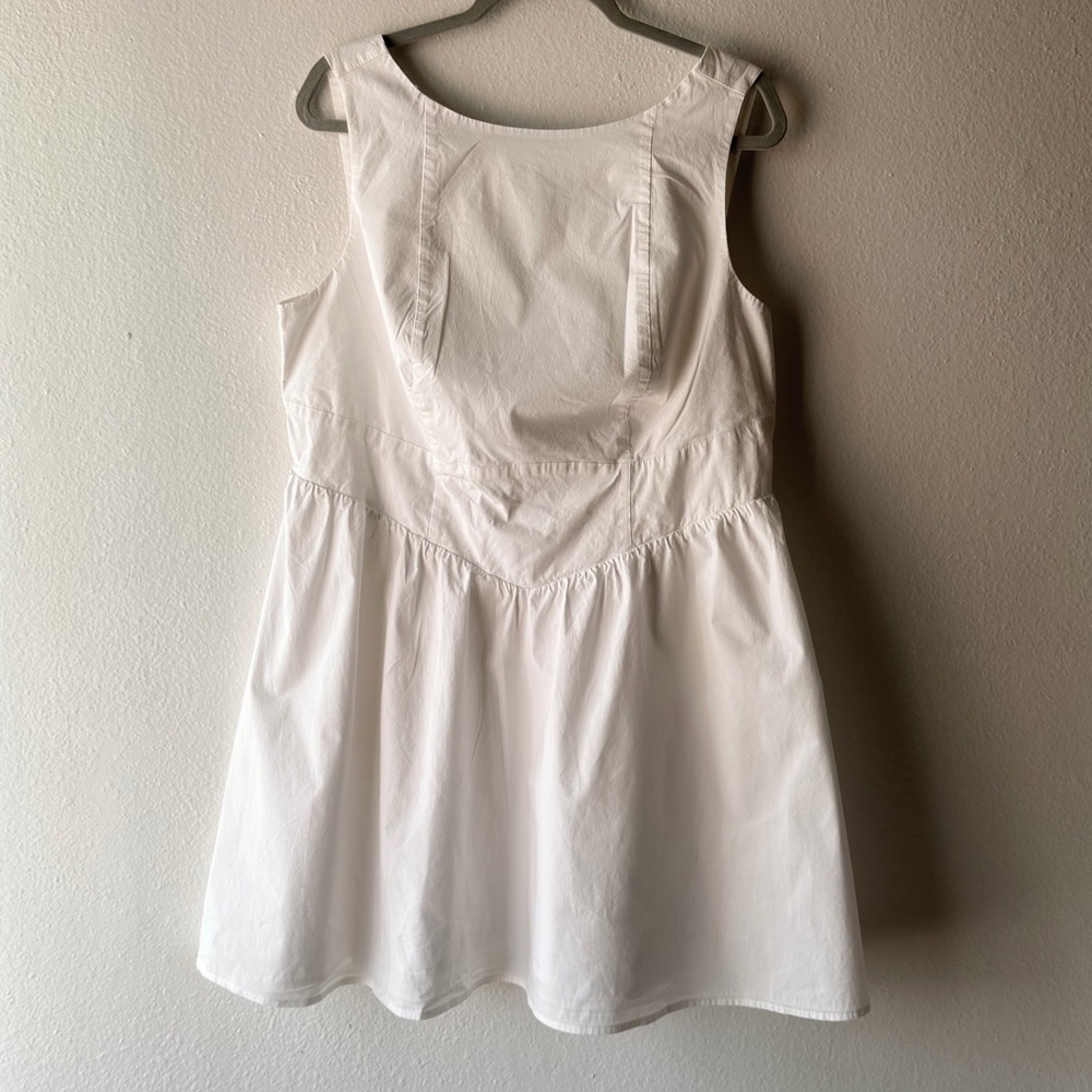 Wild Fable White Sleeveless Midi Dress